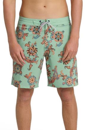Billabong Sundays LT Board Shorts in Granite Green at Nordstrom, Size 30