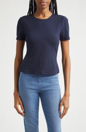 Veronica Beard Benedict Jersey T-Shirt in Navy at Nordstrom, Size X-Small