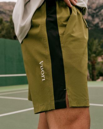 Vuori Clothing Crosscourt Pro Shorts Unlined 7 | Meadow | Medium