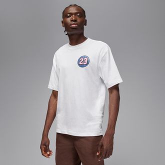 Nike Jordan Mens Jordan AJ5 T-Shirt in White | IQ7436-100