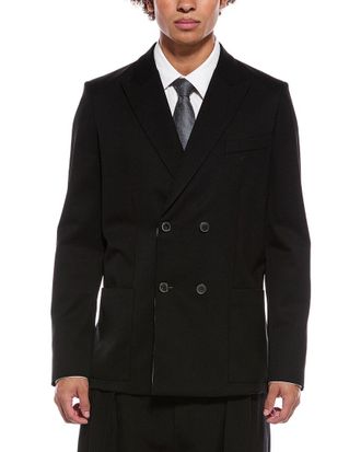 Valentino Giacca Wool-Blend Tasche Jacket