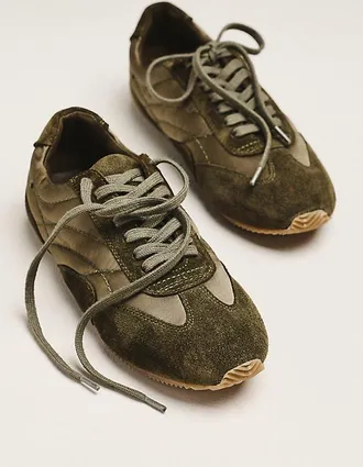 Maeve Suede Colorblock Sneakers