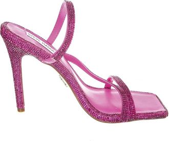 Steve Madden Schoenen, Dames, Roze, 37 EU, Leer, Annual Sandal