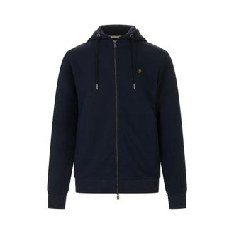 HUGO BOSS Hugo, Zip-throughs, male, Blue, Size: 2XL C-Spence 01 Full-Zip Hoodie