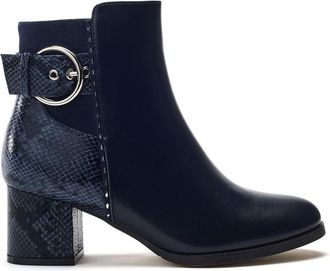 Moda in Pelle Moda in Pelle Womens Panay Navy Boots Faux Leather - Size EU 38