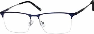 Haggar Mens H291 Square Eyeglasses In Mt. Navy