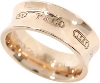 Tiffany & Co. Pink Rose Gold Metal Band Ring (Pre-Owned)