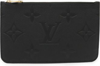 Louis Vuitton Monogram Empreinte Black Noir Monogram Empreinte Pouch (Pre-Owned)