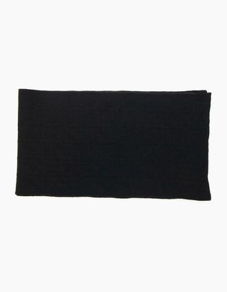 Fendi Mens Fendi Subtle Ff Logo Scarf Nero - Black - Size: OS