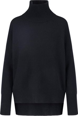 Lisa Yang High Ribbed Turtleneck Boxy Knit Sweater