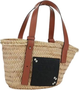 Loewe Pre-owned Tote Bags, female, Beige, Size: ONE SIZE Pre-owned Tote Bag