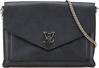 Louis Vuitton Pre-owned Womens Lv Pochette Chain Wallet - Black Leather - One Size