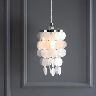 Jonathan Y Designs Cayla 7 Seashell LED Pendant Pendant