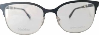 Max Mara Womens Mm1273 Glasses In Black /silver