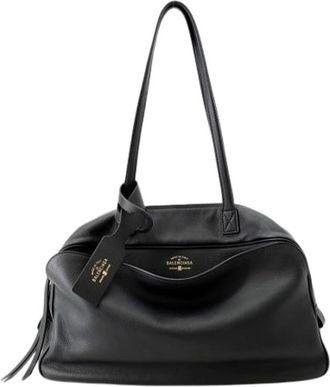 Balenciaga Pre-owned Vintage Shoulder Bag - Dames - Pre-owned - Zwart - Maat: ONE Size Leer