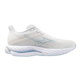 Mizuno Womens Wave Inspire 21 Running Shoe In White/nantucket Breeze