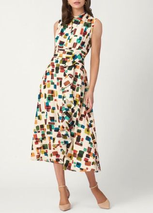Shoshanna Brushstroke Print Aria Dress in Multi at Nordstrom, Size 12