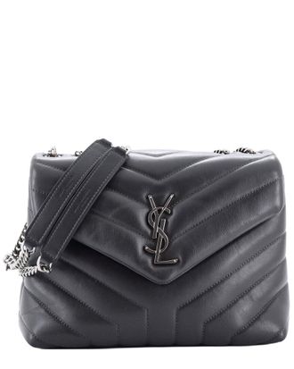 Saint Laurent Loulou Shoulder Bag Matelass&eacute; Chevron Small (Authentic Pre- Loved)