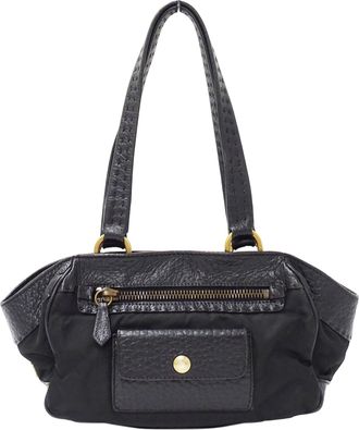Prada Black Nylon Handbag Tote Bag (Pre-Owned)