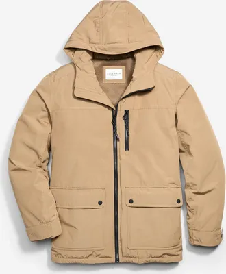 Cole Haan Mens Down Puffer Jacket - Beige Size Medium