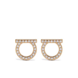 Ferragamo Gancini Stud Earrings