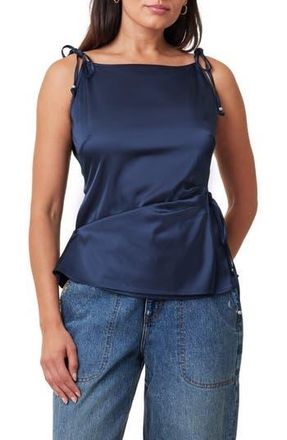 Scotch & Soda Satin Wrap Camisole in Midnight Blue at Nordstrom Rack, Size 4 Us / 34 Eu