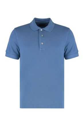 Tom Ford Cotton Blend Piqué Polo Shirt