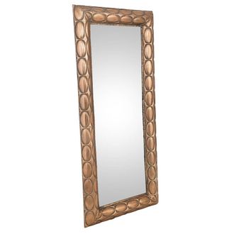 Wanderlust Deco Espejo De Metal Dorado 77.5x6.5x167h Cm