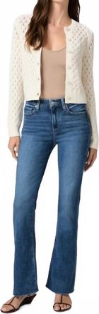 Paige High Rise Laurel Canyon Jeans In Hollyhock