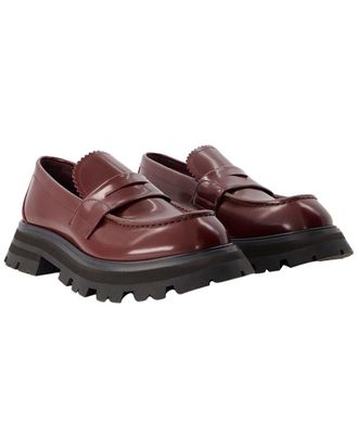 Alexander McQueen Alexander Mcqueen Womens Leather Loafers (Authentic Pre-Loved)