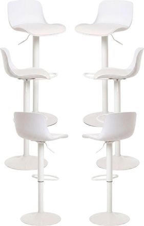 Regalos Miguel Packs Taburetes Cocina - Pack 6 Taburetes Delvo - Blanco