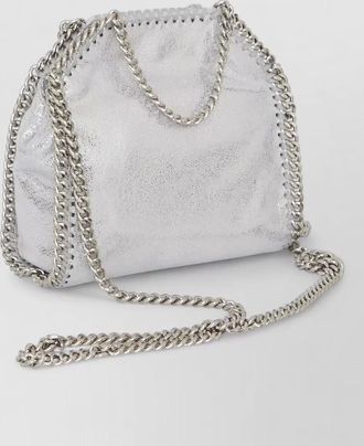 Stella McCartney micro falabella shoulder chain trim bag