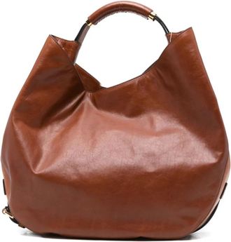 Moschino Mc 4110Pp 1O OD9 20A Schoudertas - Dames - Handtassen - Bruin - ONE Size - Nylon - Tassen