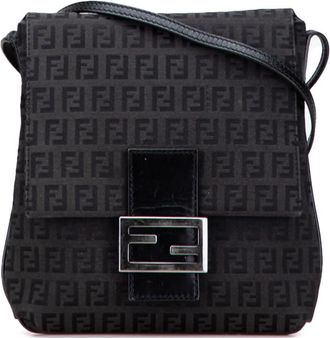 Fendi Pre-owned Fendi Zucchino Canvas Crossbody Ladies 8BT075 JQ5 109 2111