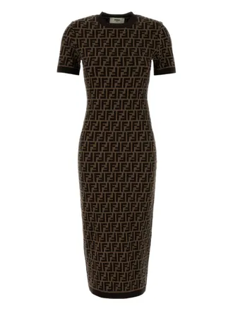 Fendi Ff Cotton Dress