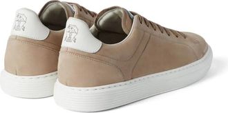 Brunello Cucinelli Mens Suede Lace-Up Sneakers Ss24 M