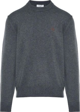 Jacob Cohen Maglione girocollo con ricamo - Grigio