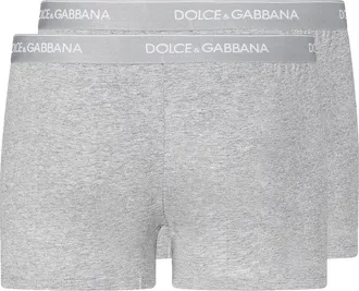 Dolce & Gabbana Cotton Boxer Briefs - Gray