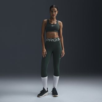 Nike Pro Sculpt lange legging met hoge taille voor dames - Groen