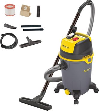 Stanley Aspirador Multiuso De S&oacute;lidos Y L&iacute;quidos Sxvc25ptde (potencia Absorbida 1200 W, Capacidad Del Dep&oacute;sito 25 L)