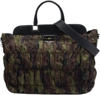 Prada Pre-owned Satchel - Dames - Vintage Handtas - Veelkleurig - ONE Size - Leer - Vintage
