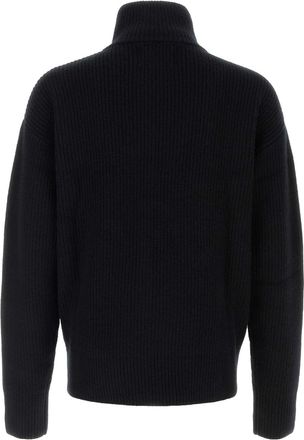 Extreme Cashmere Mens Black Cashmere N&acirc;&deg;495 Cardigan Raven Exterior: Maglieria Sweater