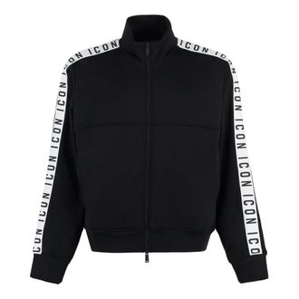 Dsquared2 Heren, Sweatshirts & Hoodies, Zwart, Maat: L Nylon