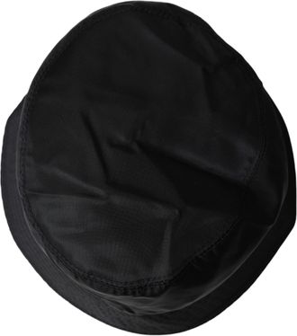 Dolce & Gabbana Black Wide Brim Cap Bucket Hat Men