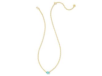Kendra Scott Cailin Pendant Womens Necklace Womens Necklace Gold Aqua Crystal
