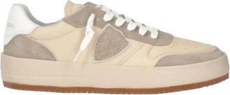 Philippe Model Womans Nice Low Milk Sneakers In Beige