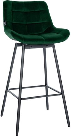 Clp Clp - Taburete De Bar Weston Giratorio Verde Oscuro Terciopelo