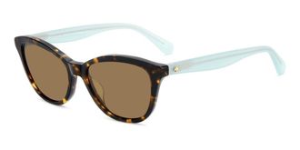 Kate Spade New York Tayla 2/S Polarized 086/SP Womens Sunglasses Tortoiseshell Size 55