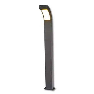 Lucande Lucande - L&aacute;mpara Led Para Exterior lennik En Negro De Aluminio