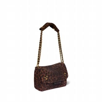 Jerome Dreyfuss Womens Lulu Small Crossbody Bag In Leopard Natural